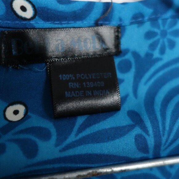 Bella Moda Gown Long Caftan Women's One size Multicolor V-Neck Drawstring - Picture 6 of 12